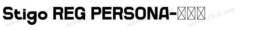 Stigo REG PERSONA字体转换